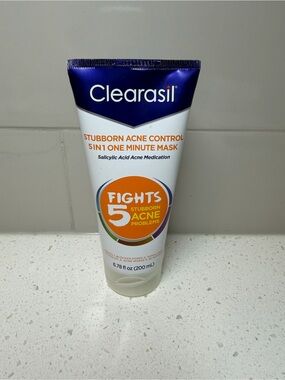 Clearasil Stubborn Acne Control 5-in-1 One Minute Mask ORIGINAL FORMULA SEALED